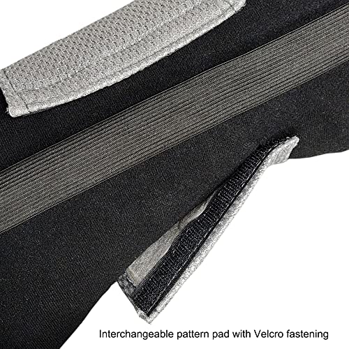 Personalized Customized Car Seat Neck Pillow Monogram Neck Pain Relief for Comfort Driving Ergonomic Black and Grey - Yupbizauto