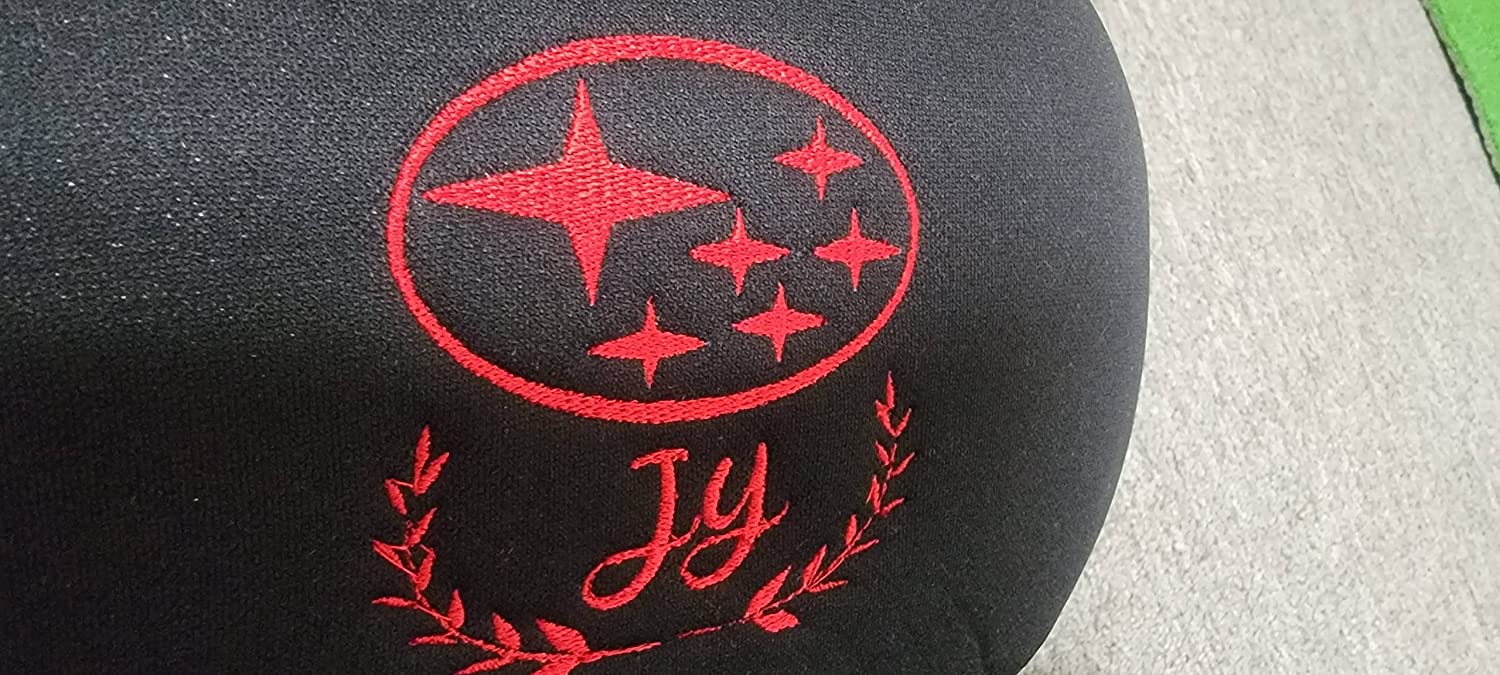 YupbizAuto Customized Personalized Embroidery Monogram Auto Truck SUV Car Logo Seat Headrest Cover - Yupbizauto