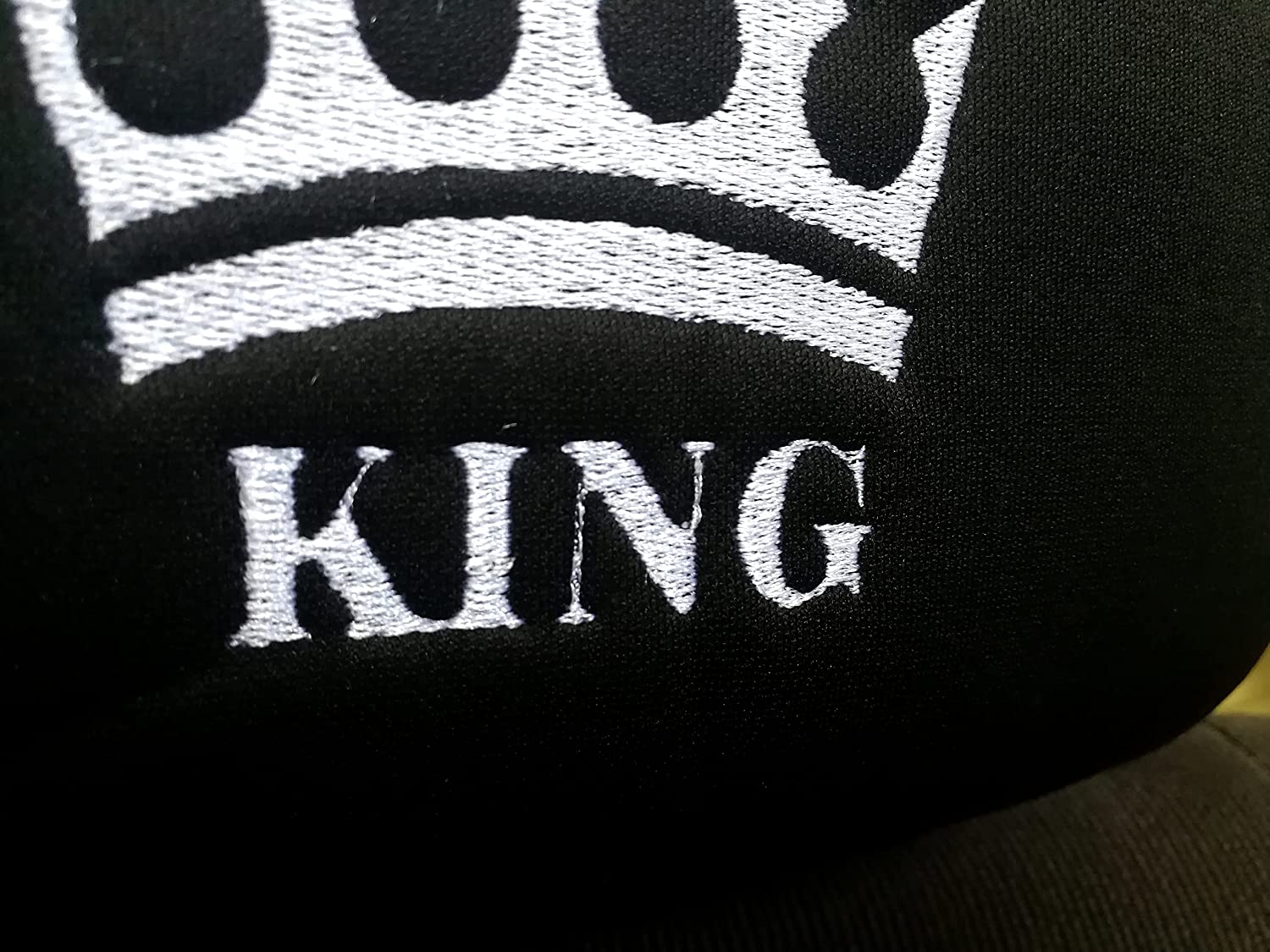 Yupbizauto Personalized Embroidery King Crown Auto Truck SUV Car Seat Headrest Cover Accessory - Yupbizauto