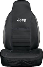 Plasticolor Jeep High Back Deluxe Sideless Car Sideless Seat Cover Water Resistant 1 Piece Bundle with Air Freshener - Yupbizauto
