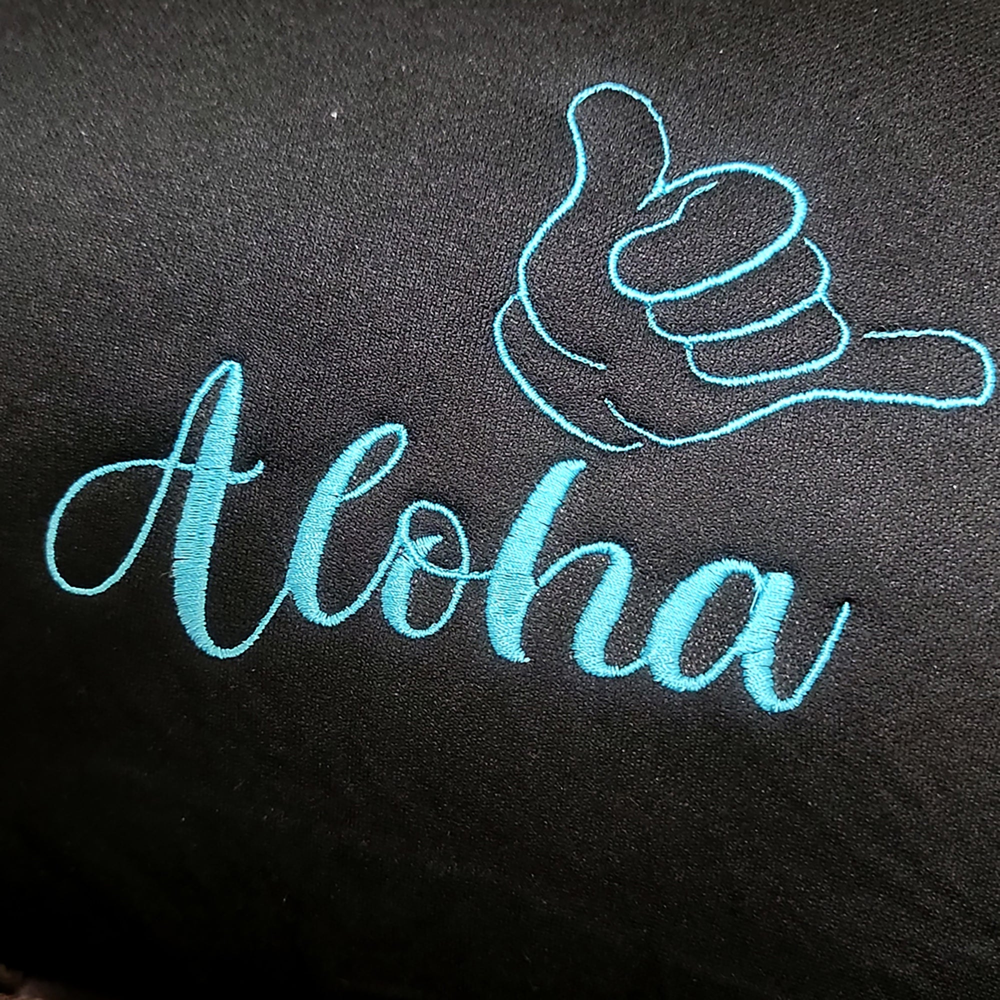 Embroidery Hawaiian Aloha Logo Design Auto Truck SUV Car Seat Headrest Cover Accessory 1 Piece - Yupbizauto