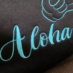 Embroidery Hawaiian Aloha Logo Design Auto Truck SUV Car Seat Headrest Cover Accessory 1 Piece - Yupbizauto