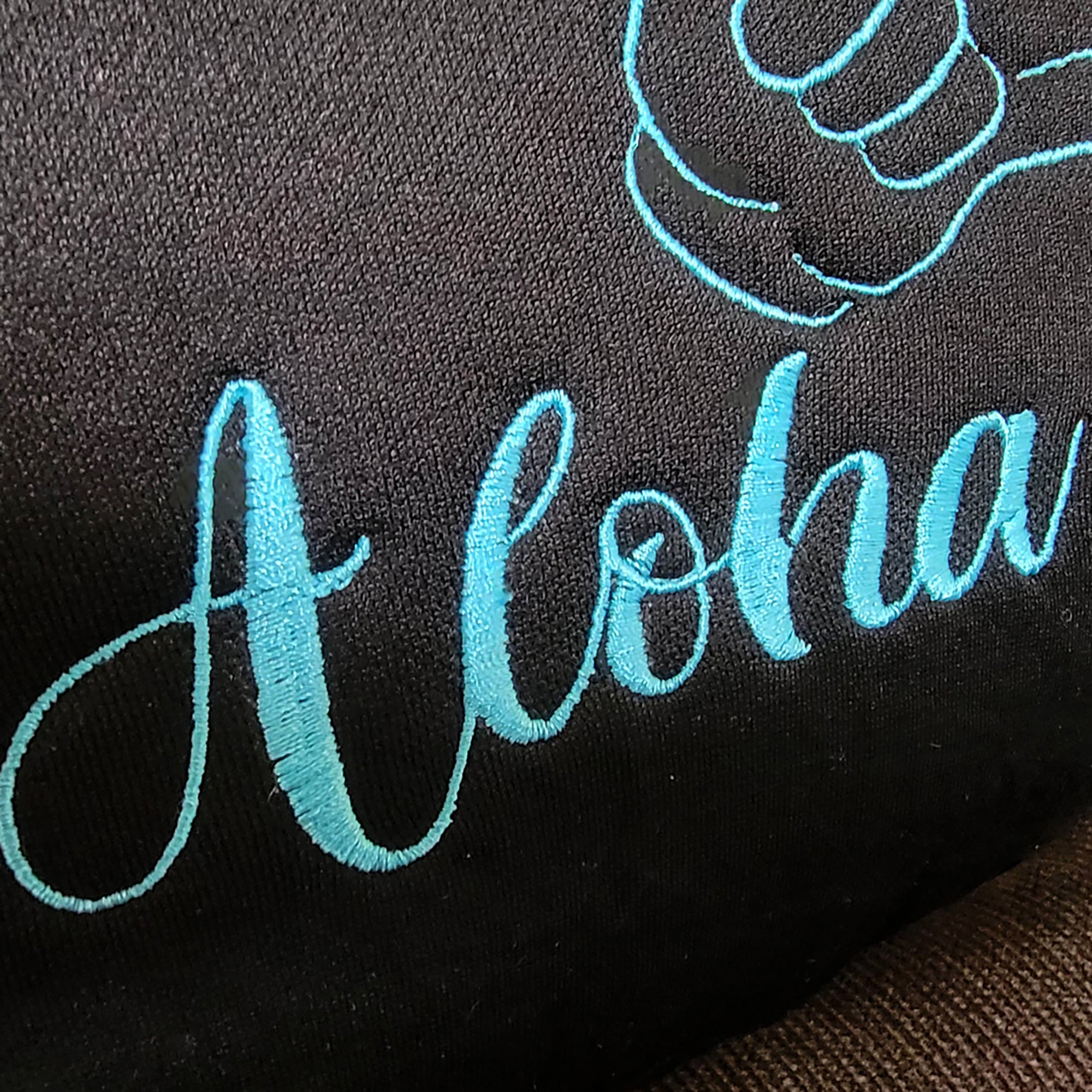 Embroidery Hawaiian Aloha Logo Design Auto Truck SUV Car Seat Headrest Cover Accessory 1 Piece - Yupbizauto