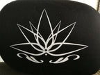 Peaceful Lotus Design Auto Truck SUV Car Seat Headrest Cover Accessory 1 Piece - Yupbizauto