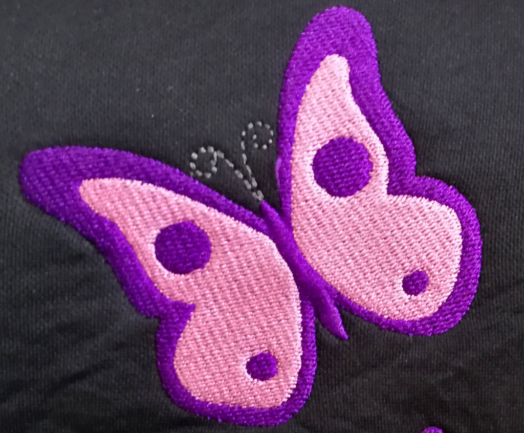 Embroidery Butterfly Logo Design Auto Truck SUV Car Seat Headrest Cover Accessory 1 Piece - Yupbizauto
