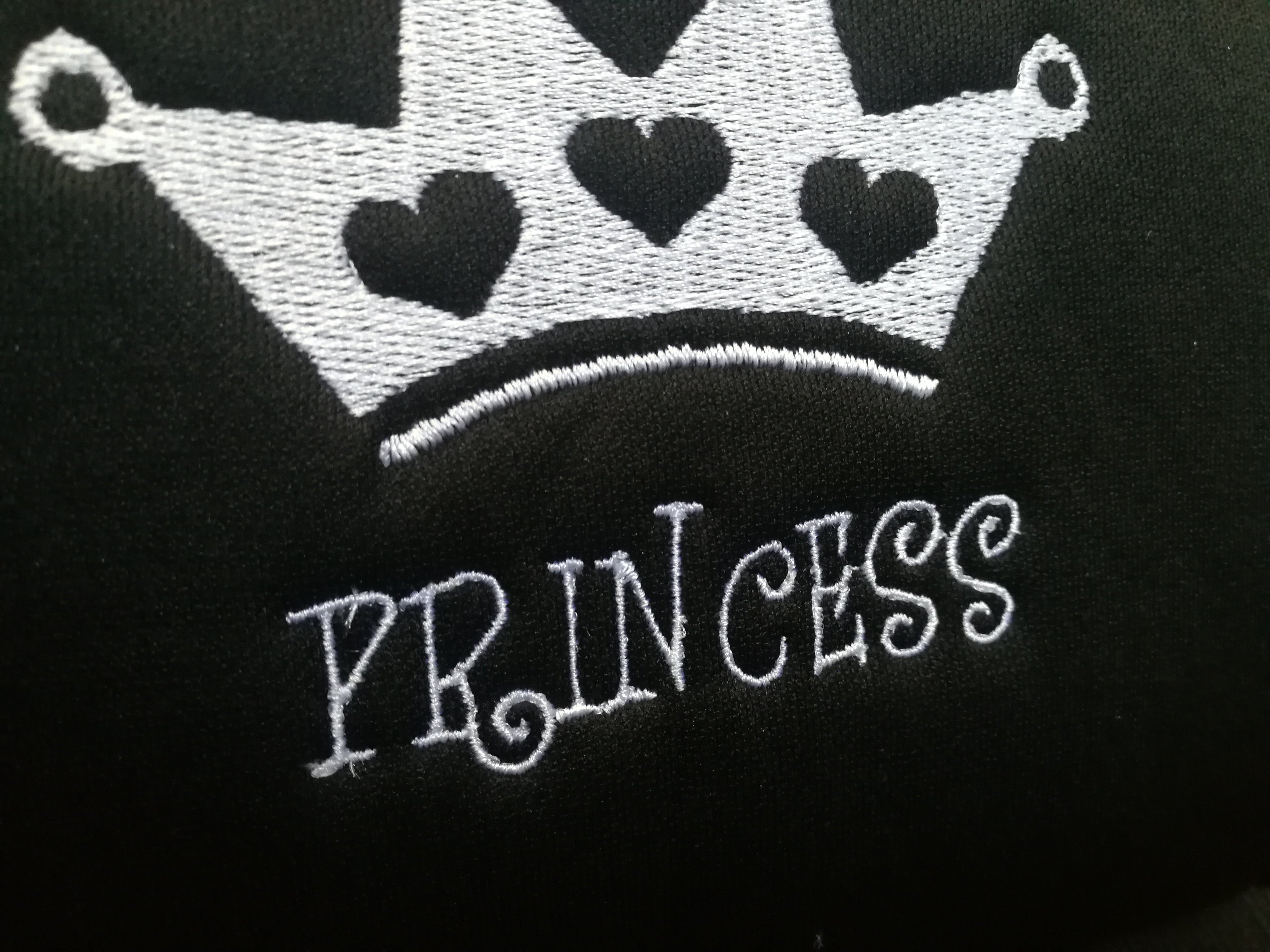 Embroidery Princess Design Auto Truck SUV Car Seat Headrest Cover Accessory 1 Piece - Yupbizauto