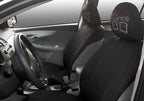 I Loaf You design headrest cover installed image