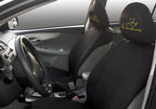 My Sunshine design headrest cover installed image