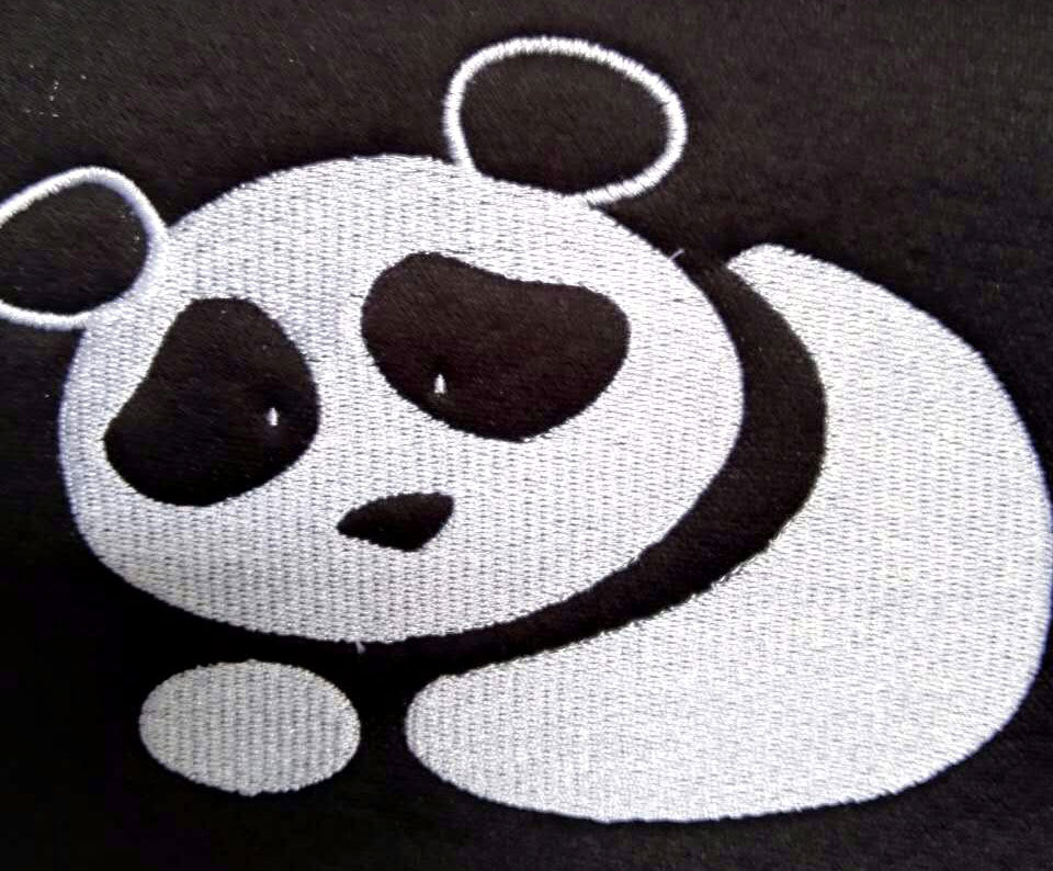 Embroidery Panda Logo Design Auto Truck SUV Car Seat Headrest Cover Accessory 1 Piece - Yupbizauto