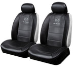 Pair of Plasticolor Premium 3 Piece Sideless Car Truck or SUV Seat Cover with RAM Logo and Cargo Pocket Compatible with RAM - Yupbizauto