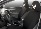 Embroidery Eagle Logo Design Auto Truck SUV Car Seat Headrest Cover Accessory 1 Piece - Yupbizauto