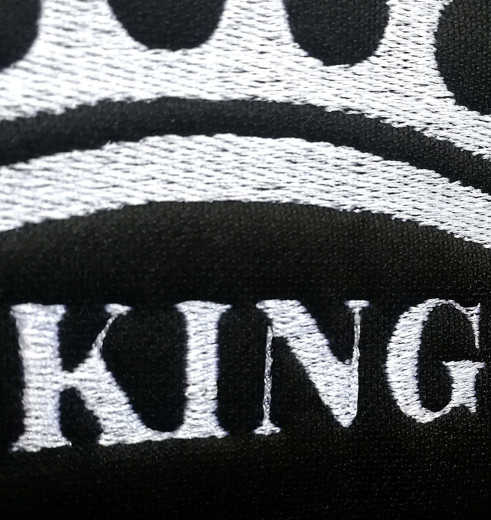 Embroidery King Design Auto Truck SUV Car Seat Headrest Cover Accessory 1 Piece - Yupbizauto