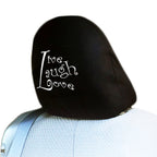 Embroidery Live Love Laugh Logo Design Auto Truck SUV Car Seat Headrest Cover Accessory 1 Piece - Yupbizauto