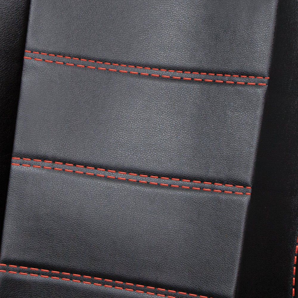 Pair of Plasticolor Premium 3 Piece Sideless Car Truck or SUV Seat Cover with Dodge Logo and Cargo Pocket Compatible with Dodge - Yupbizauto