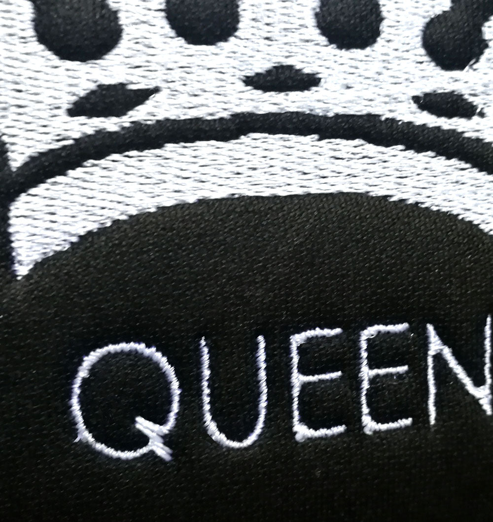 Yupbizauto Personalized Embroidery Queen Crown Logo Auto Truck SUV Car Seat Headrest Cover Accessory - Yupbizauto