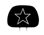 Star Design Auto Truck SUV Car Seat Headrest Cover Accessory Pair - Yupbizauto