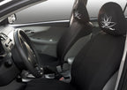 Peaceful Lotus Design Auto Truck SUV Car Seat Headrest Cover Accessory 1 Piece - Yupbizauto