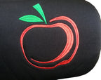 Embroidery Red Apple Logo Design Auto Truck SUV Car Seat Headrest Cover Accessory 1 Piece - Yupbizauto
